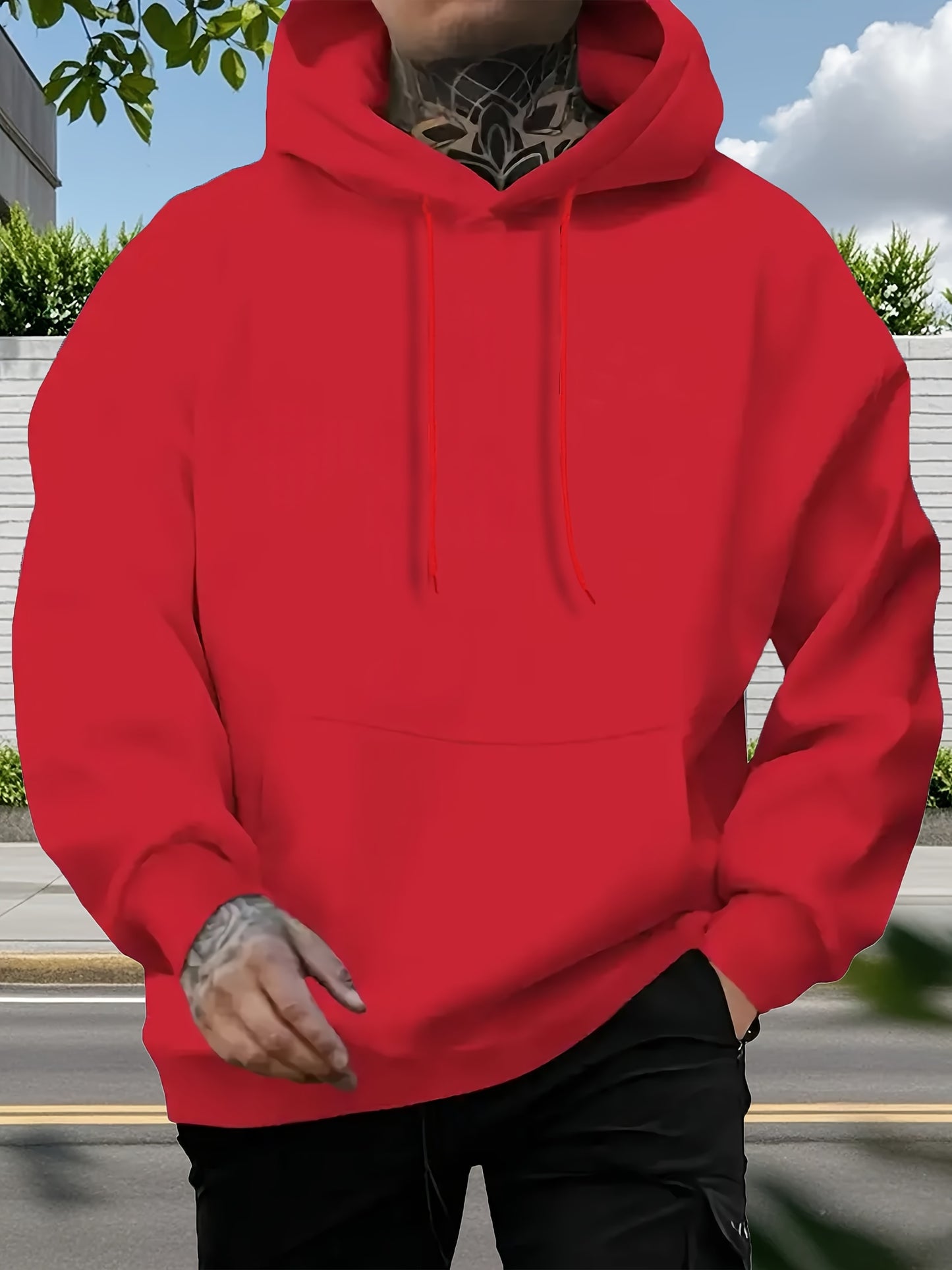 In His Divine Power Comfortable Print Hoodie For Men