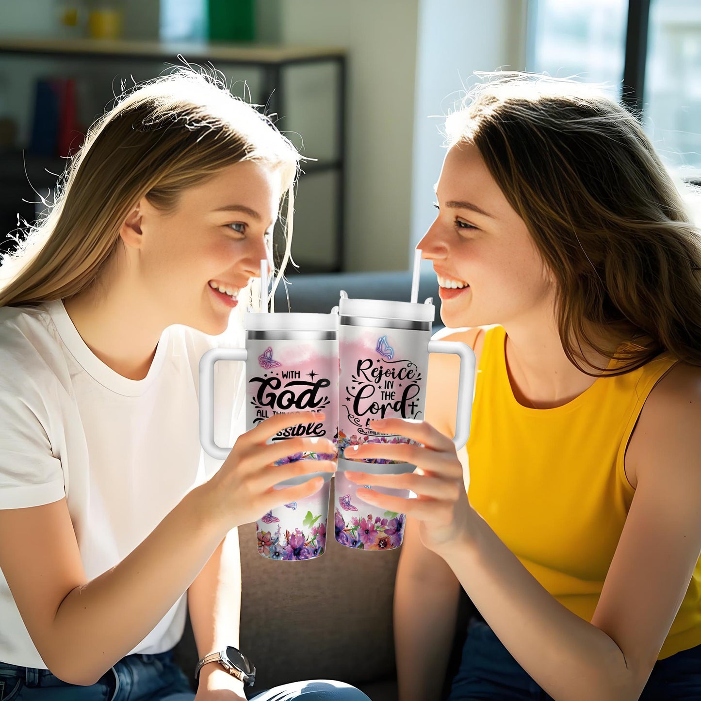 With God All Things Are Possible Stainless Steel Mug