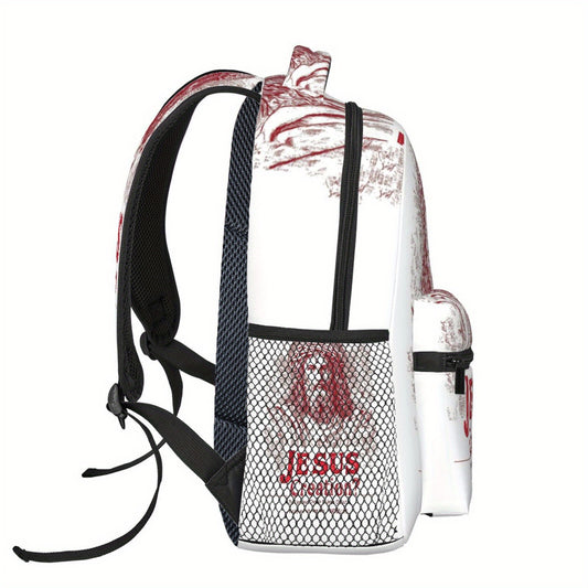 Divine Power Foldable Jesus Creation Backpack For Travel