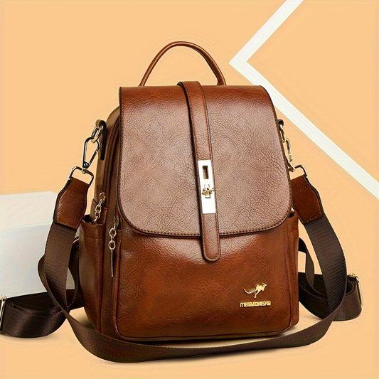In His Divine Power Vintage Anti Theft Backpack Purse
