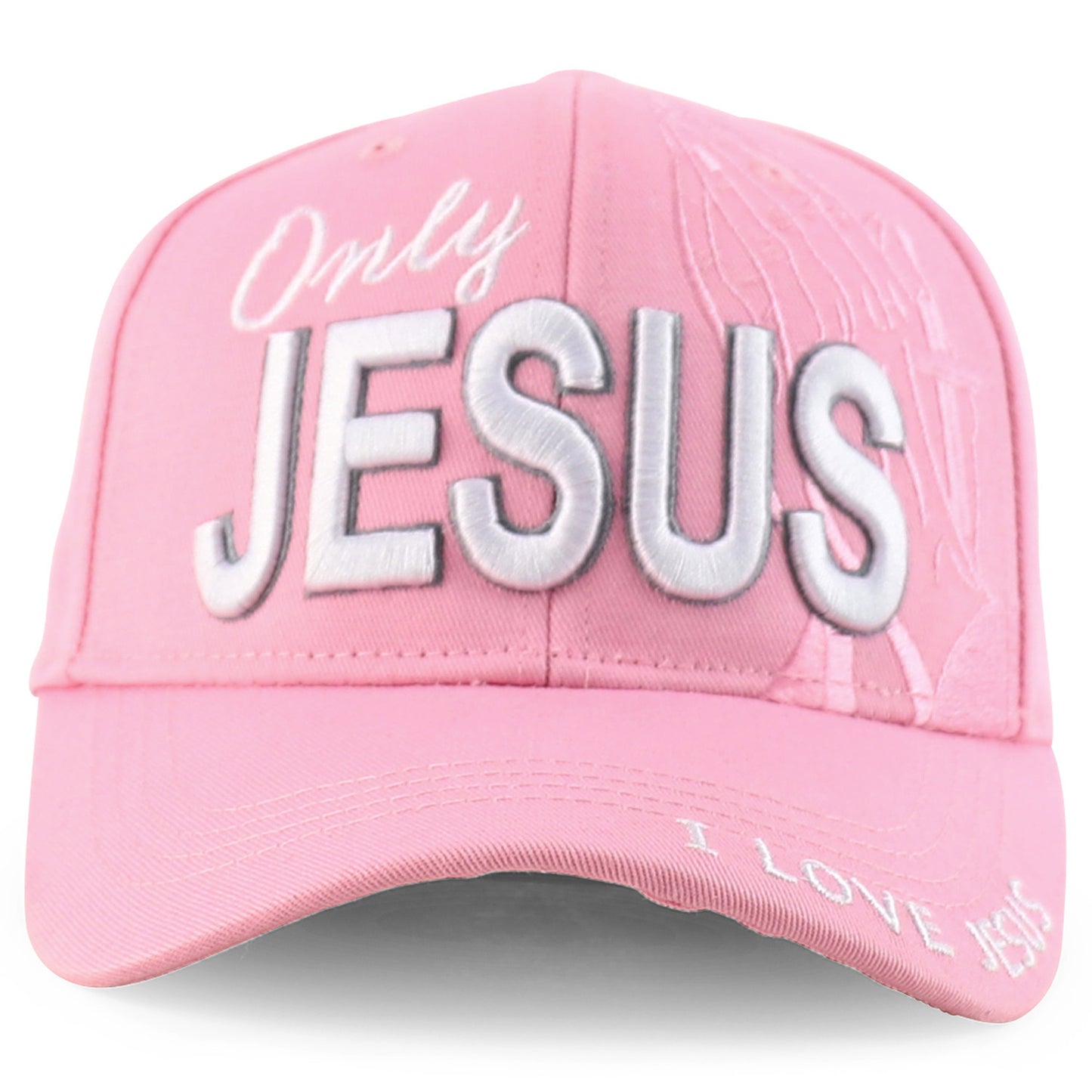 Trendy Apparel Shop Jesus Praying Hand Embroidered Christian Cap