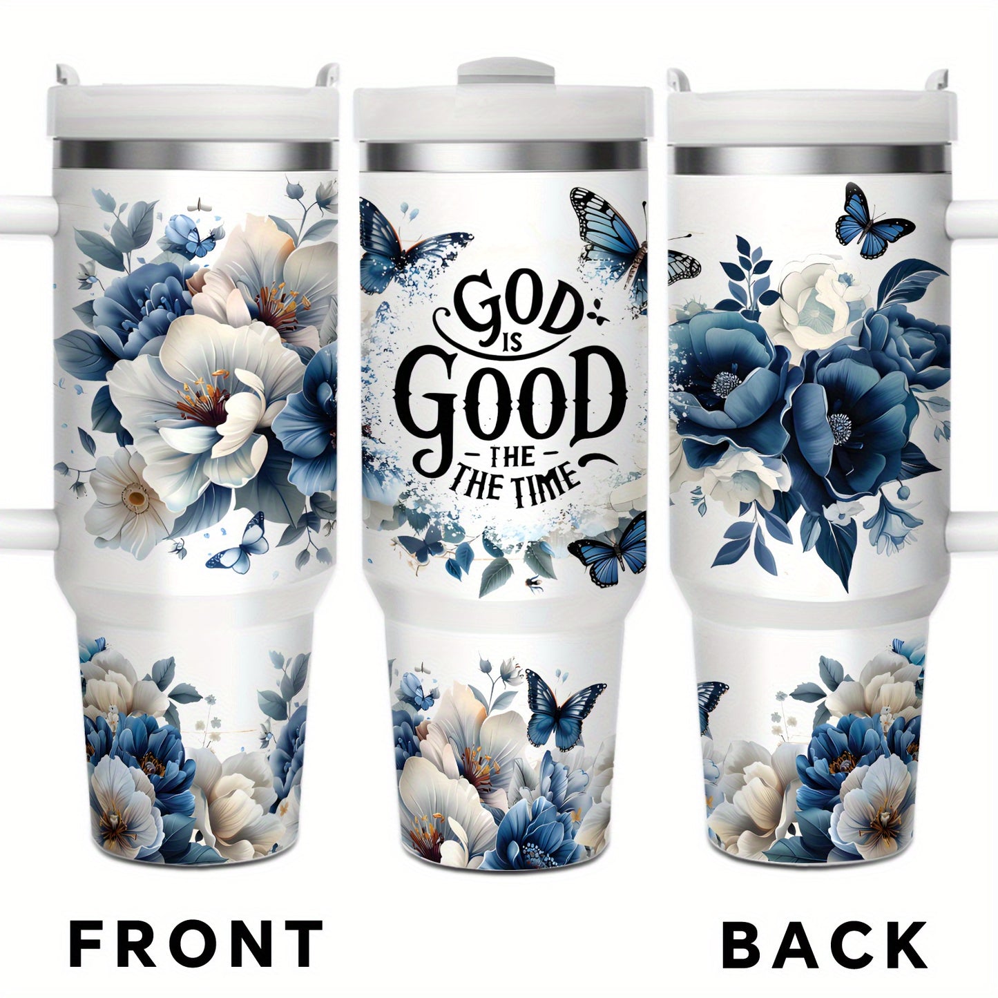 God Is Good Time Insulated Stainless Steel Thermos Bottle