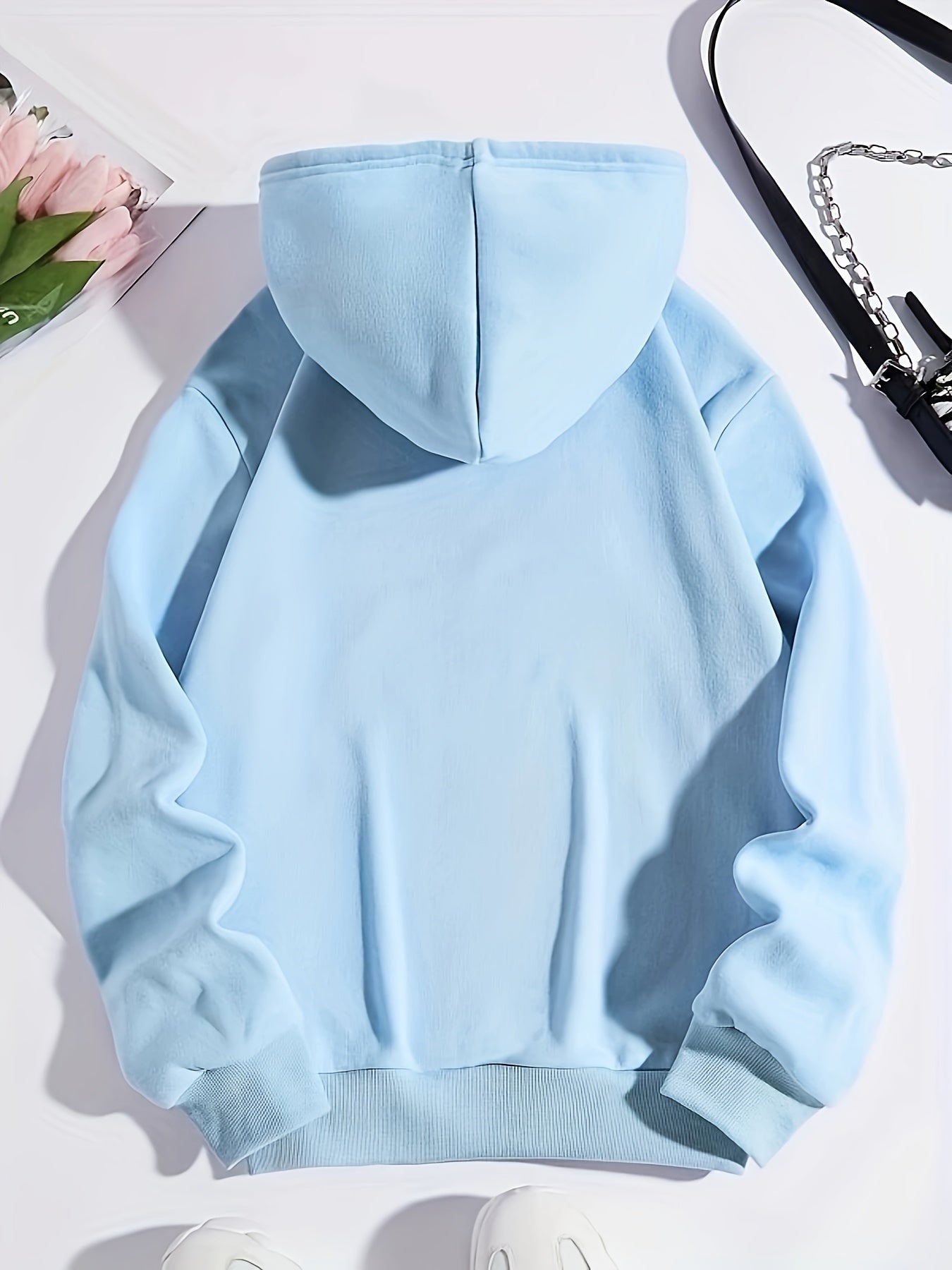 Stylish Psalm Womens Graphic Hoodie Soft Polyester Pullover