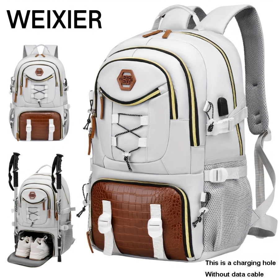 [Multi-pocket Backpack] Multi-pocket Large Capacity Unisex Shoulder Bag Computer Backpack | Travel Business Casual Backpack with Underwear Bag Set, Commuting Bag Weekend Overnight Bag, Holiday Birthday Gift