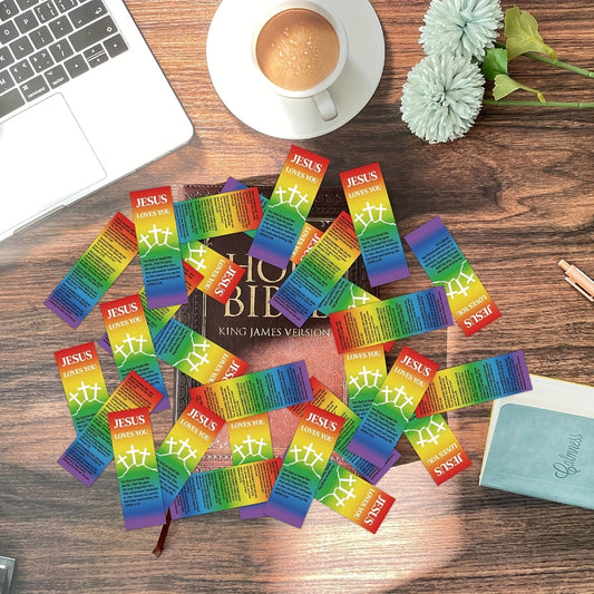 Christian Bible Bookmark Cards 120 Count Gospel Tracts