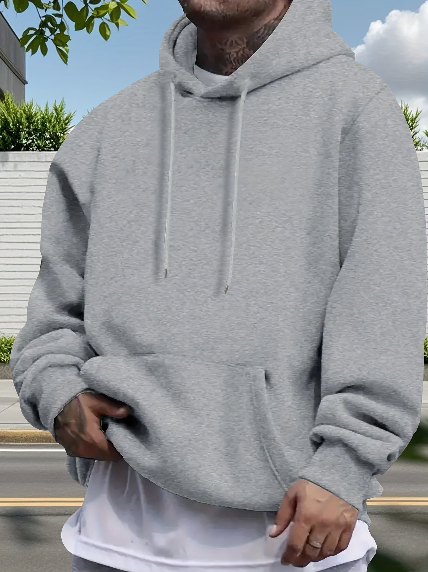 In His Divine Power Comfortable Print Hoodie For Men